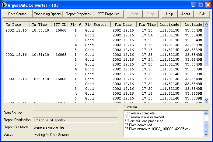 ADC-T03 Screenshot